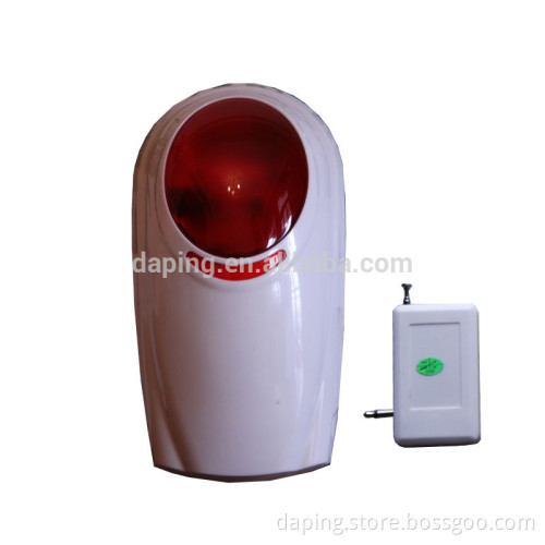 outdoor waterproof wireless siren with strobe light for Wireless GSM Auto Security Alarm System 433Mhz or 315Mhz